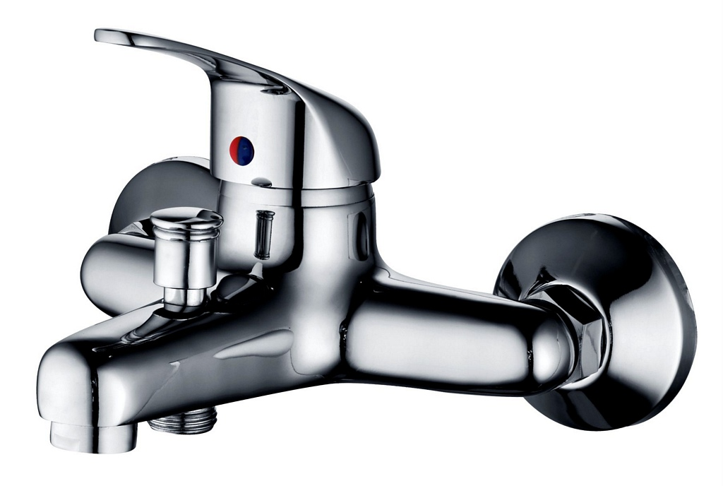 Monocomando baño ducha cromada