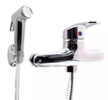 Ducha higiénica cromada