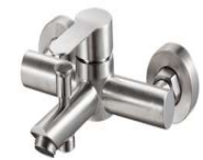 Monocomando Baño ducha con transferencia satinado