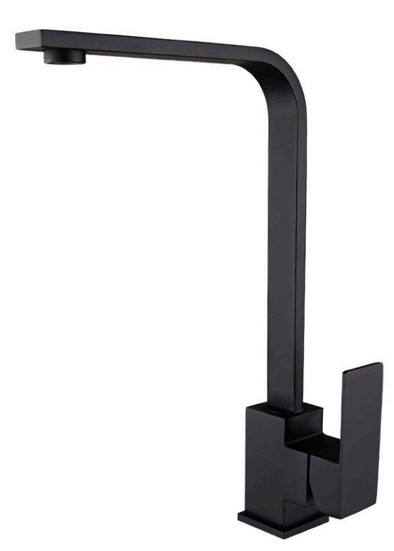 Monocomando de mesada de acero negro - Alto diseño