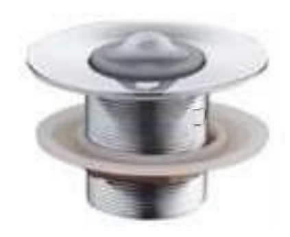 4008 - valvula lavatorio 7/8 pul sin desborde - CROMADO - BRONCE