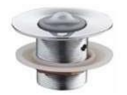 4009 - valvula lavatorio 7/8 pul con desborde - CROMADO - BRONCE